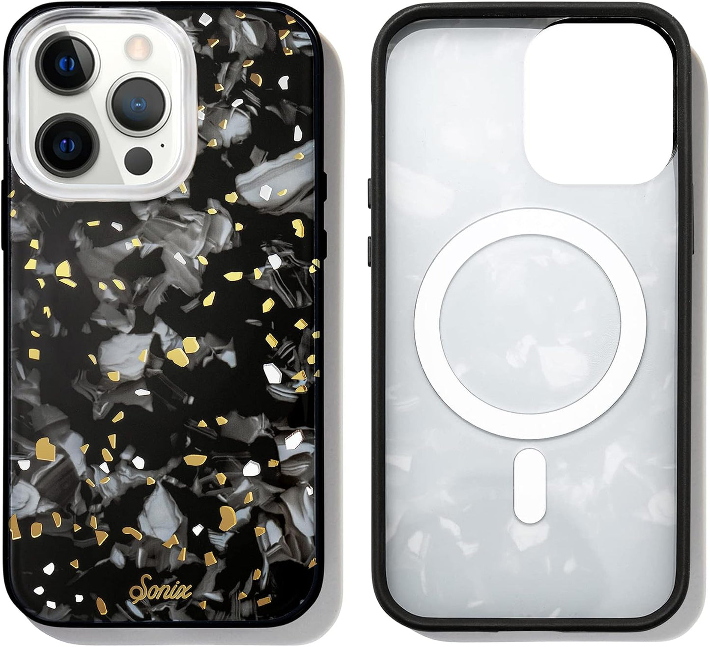 Phone Case for iPhone 16 Pro Max | Compatible with MagSafe | 10ft Drop Tested | Lemon Gingham
