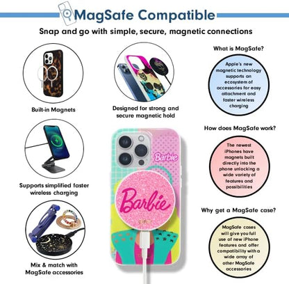 Phone Case for iPhone 16 Pro Max | Compatible with MagSafe | 10ft Drop Tested | Lemon Gingham
