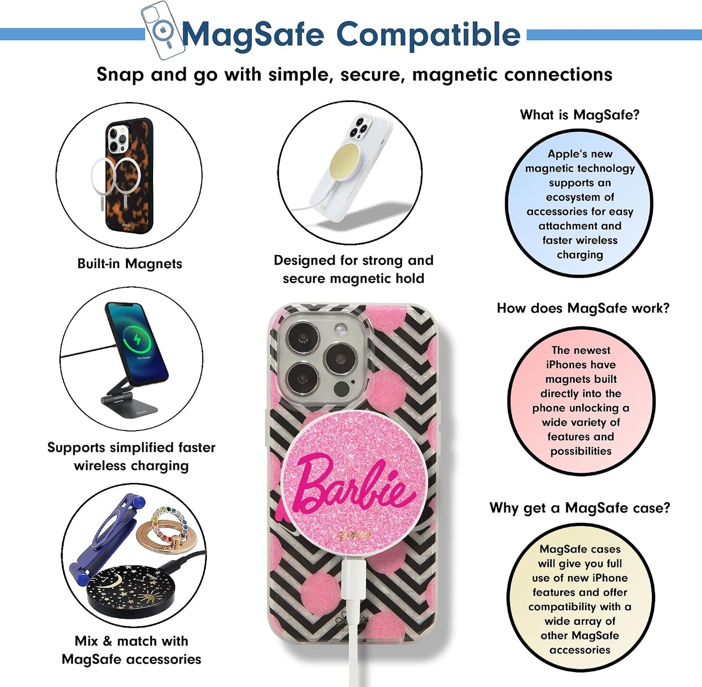 Phone Case for iPhone 16 Pro Max | Compatible with MagSafe | 10ft Drop Tested | Lemon Gingham