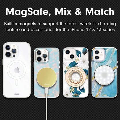 Phone Case for iPhone 16 Pro Max | Compatible with MagSafe | 10ft Drop Tested | Lemon Gingham