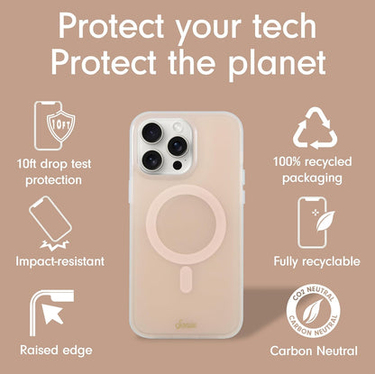 Phone Case for iPhone 16 Pro Max | Compatible with MagSafe | 10ft Drop Tested | Lemon Gingham