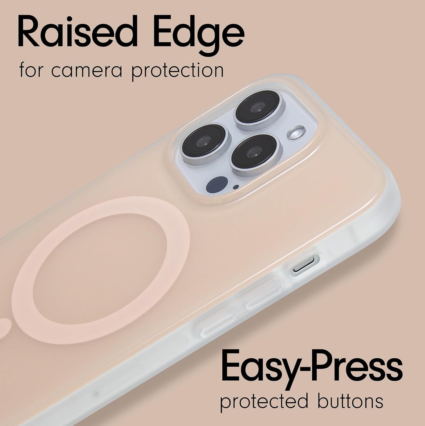Phone Case for iPhone 16 Pro Max | Compatible with MagSafe | 10ft Drop Tested | Lemon Gingham