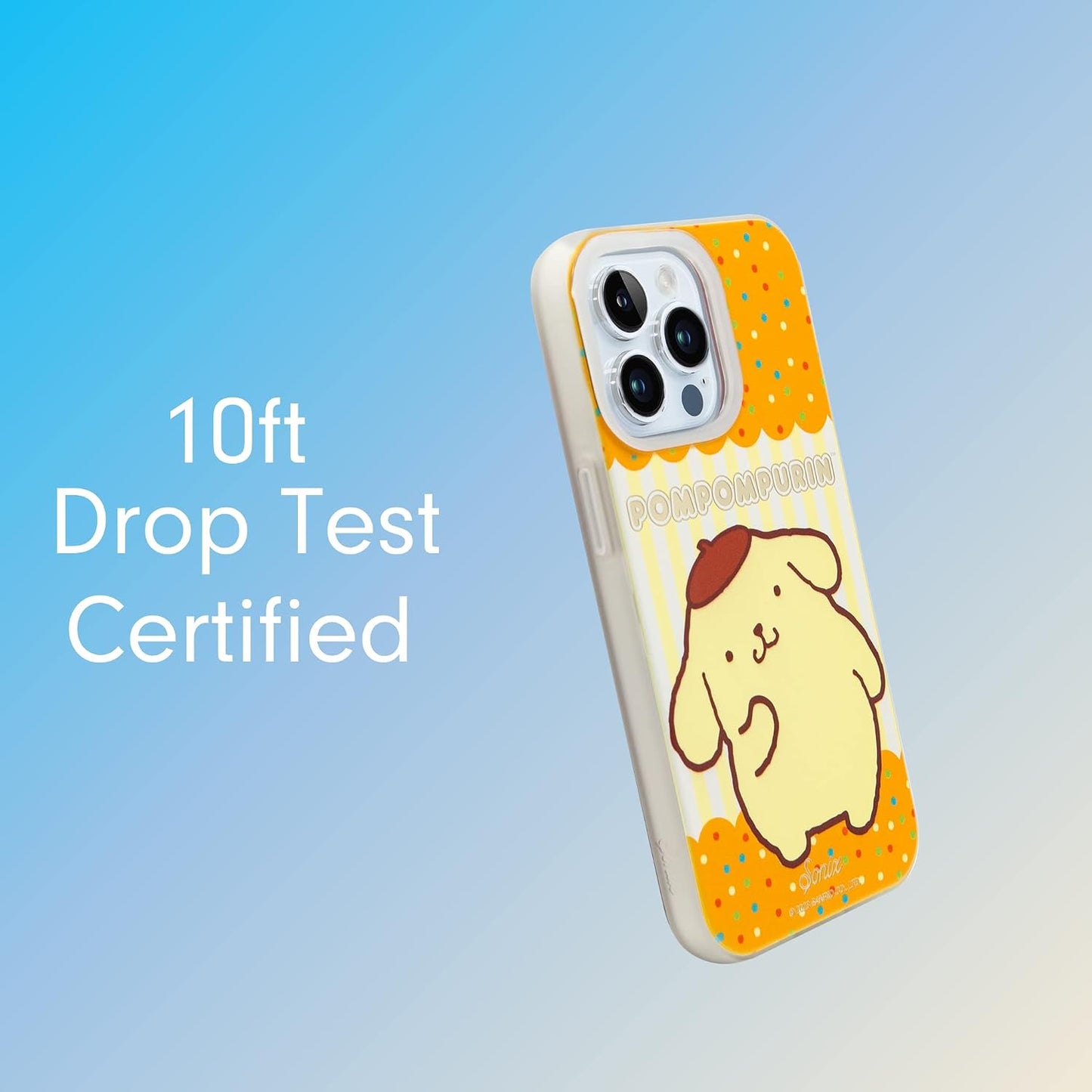 Phone Case for iPhone 16 Pro Max | Compatible with MagSafe | 10ft Drop Tested | Lemon Gingham