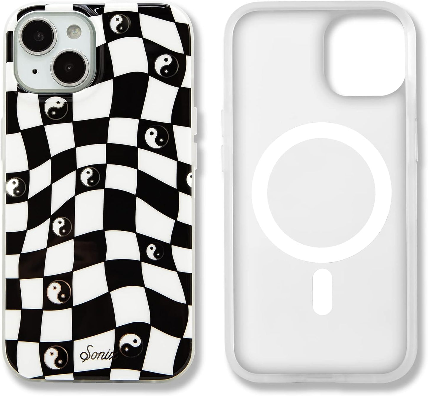 Phone Case for iPhone 16 Pro Max | Compatible with MagSafe | 10ft Drop Tested | Lemon Gingham