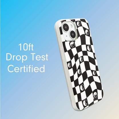 Phone Case for iPhone 16 Pro Max | Compatible with MagSafe | 10ft Drop Tested | Lemon Gingham