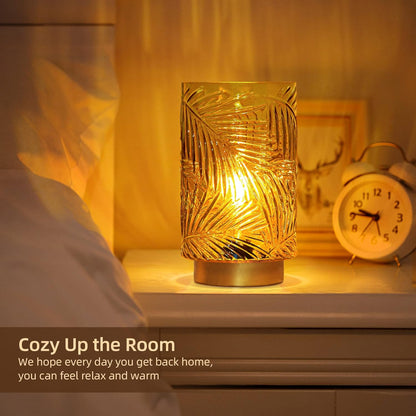 Battery Operated Table Lamp, Cordless Lamps for Home Decor, Battery Powered Nightlight with LED Bulb with Timer, Decorative Lights for Living Room Bedroom Tabletop Entryway Centerpiece Gift(S Yellow)