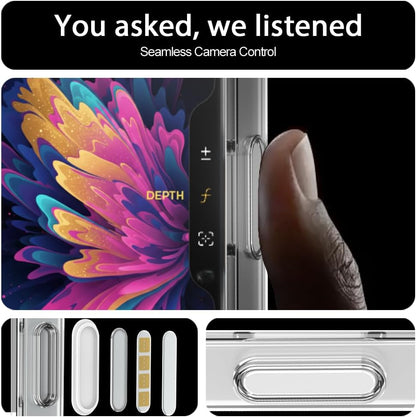 for iPhone 17 Case | Military Grade 6.6ft Drop Tested | Camera Control | Clear with Lemon Design