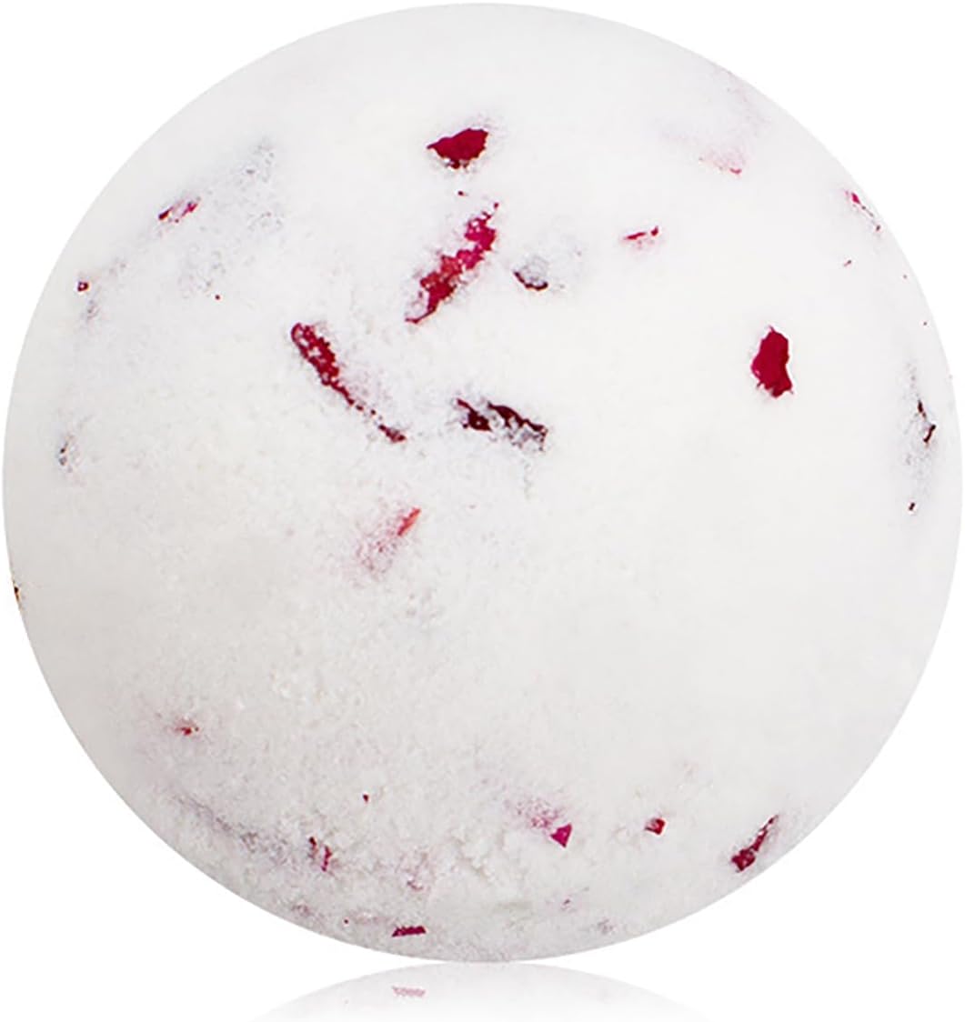 Bath Bombs for Women Spa Gift Set with Lemon Oils Sea Salt Relaxing Birthday Gift for Her Bubble Bath Skincare