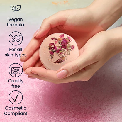 Bath Bombs for Women Spa Gift Set with Lemon Oils Sea Salt Relaxing Birthday Gift for Her Bubble Bath Skincare