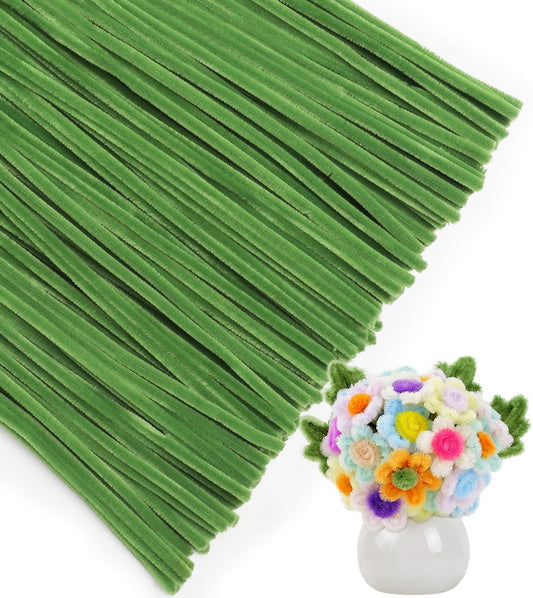 Pipe Cleaners, 200pcs Golden Yellow for Sunflowers, Flower Making Pipe Cleaners, Arts and Craft Supplies, Ideas for Art Project Activity.