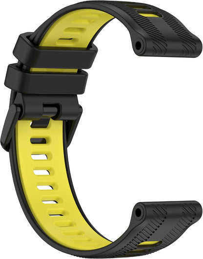 Fit for Garmin Forerunner 965 Watch Bands Women Men, 22mm Adjustable Sport Soft Silicone Replacement Bands Straps Wristbands Fit for Garmin Forerunner 955 Smartwatch