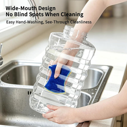 10L Gravity Dog Water Bowl Dispenser: Wide Mouth Filter-Free Design | Stable Anti-Spill Base/Dishwasher Safe Bowl / Multi-Pet Friendly Design/Travel & Workday Ready /Low Maintenance Daily Use