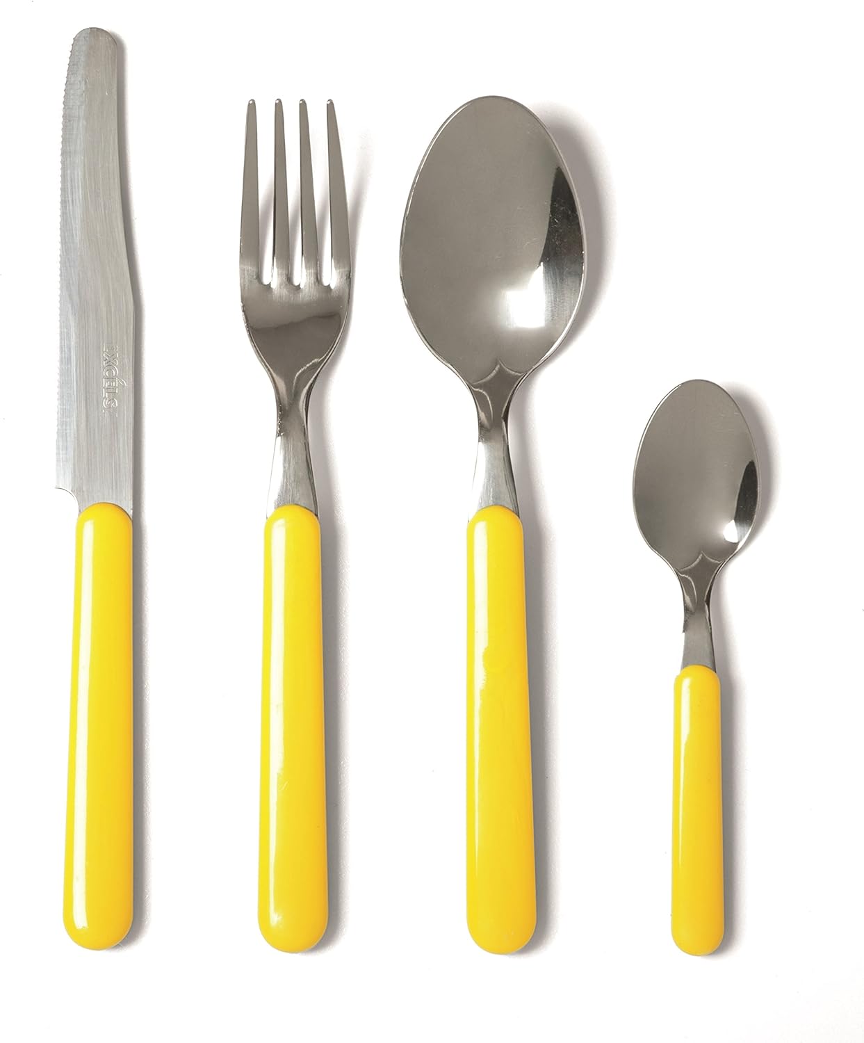 Fashion Service 24 Cutlery, Stainless Steel, Yellow