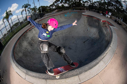 Low PRO Triple Certified Helmet - Ideal for Skateboarding, Bicycling, BMX and Roller Skating