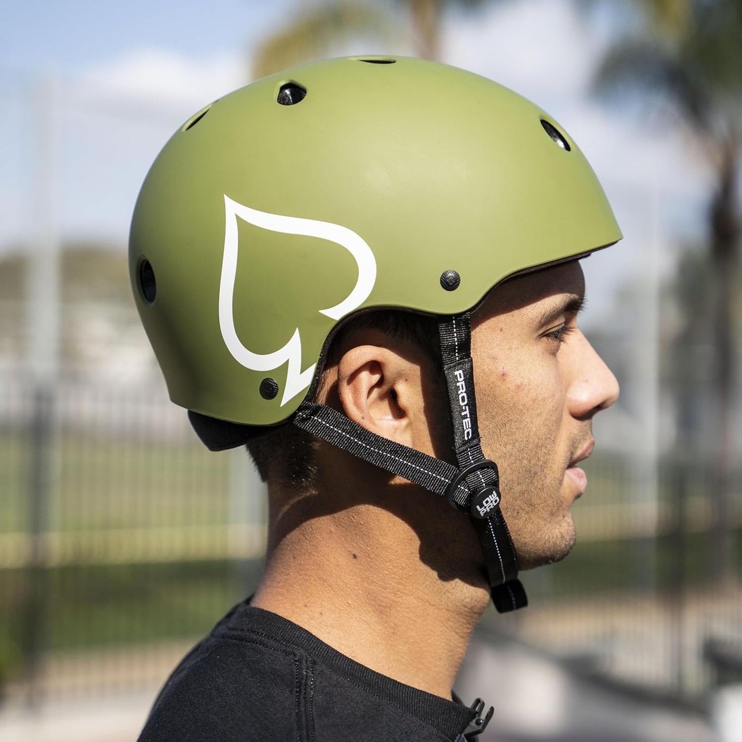 Low PRO Triple Certified Helmet - Ideal for Skateboarding, Bicycling, BMX and Roller Skating