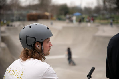 Low PRO Triple Certified Helmet - Ideal for Skateboarding, Bicycling, BMX and Roller Skating
