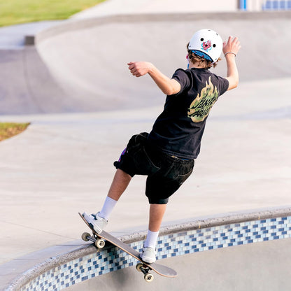 Low PRO Triple Certified Helmet - Ideal for Skateboarding, Bicycling, BMX and Roller Skating