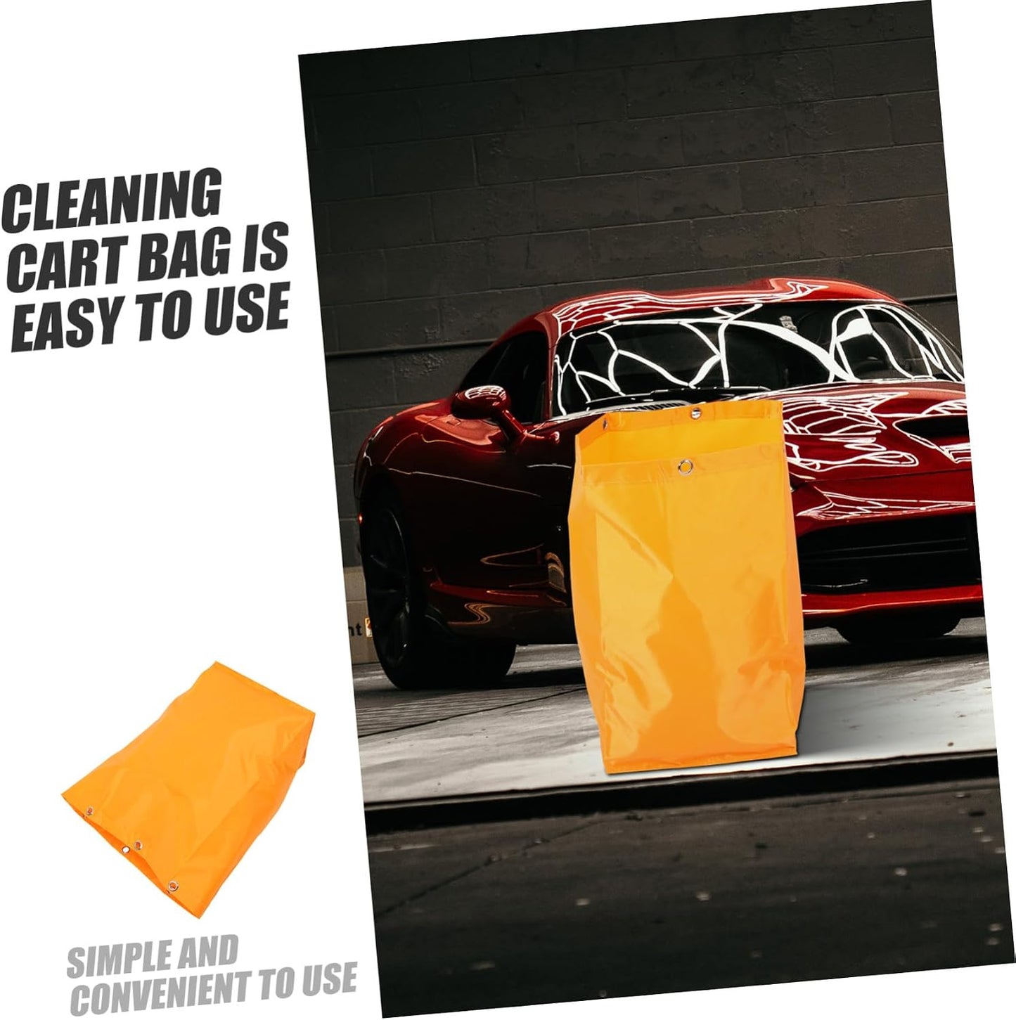 Professional Cleaning Caddy Rolling Storage Bag Janitorial Bags Replacement