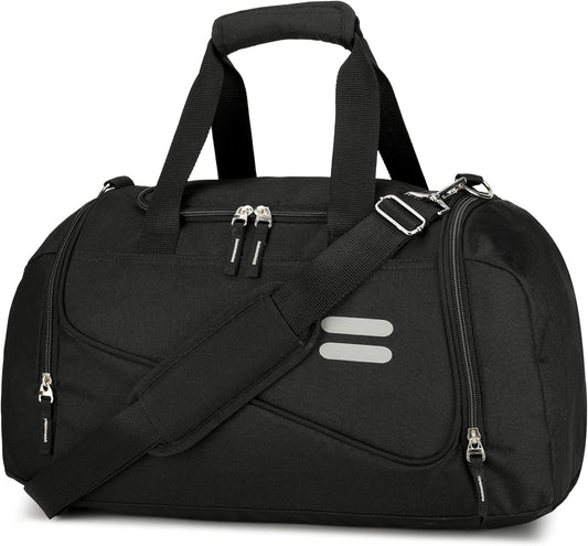 Gym Bag for Men & Women - 35L Duffel Bag with Shoe Compartment, Weekender Water Resistant Sports Duffle Bag for Travel, Fitness & Workouts, Medium