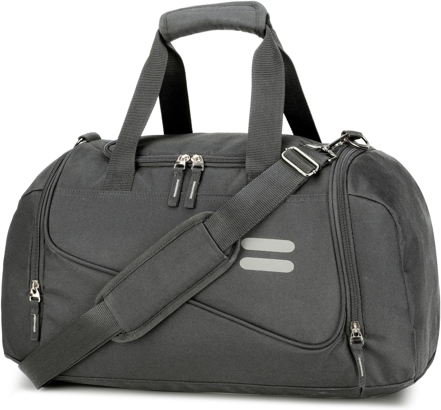 Gym Bag for Men & Women - 35L Duffel Bag with Shoe Compartment, Weekender Water Resistant Sports Duffle Bag for Travel, Fitness & Workouts, Medium