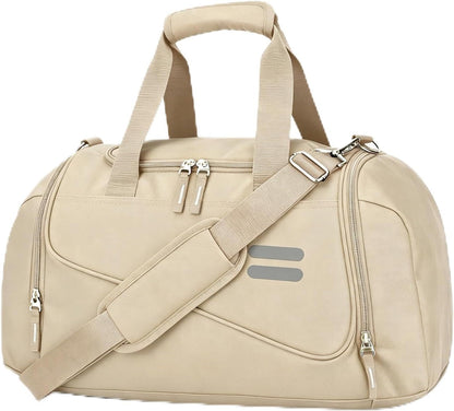 Gym Bag for Men & Women - 35L Duffel Bag with Shoe Compartment, Weekender Water Resistant Sports Duffle Bag for Travel, Fitness & Workouts, Medium