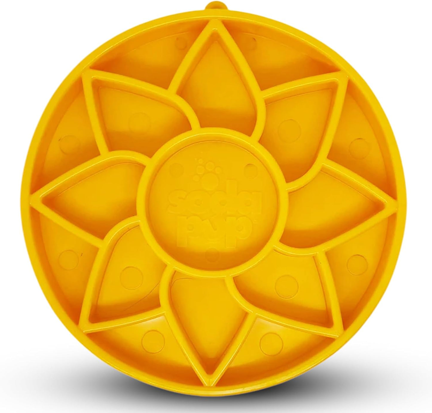 Sunflower Softie eTray – Durable Enrichment Feeder Made in USA from Non-Toxic, Pet-Safe, Food Safe Material for Mental Stimulation, Calming, Slowing Down Eating, Healthy Digestion, & More