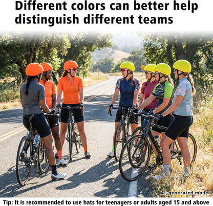 12Pcs Football Helmet Covers Bright Colors Scrimmage Helmet Cap with Anti Slip Strips for Youth Adult Football Practice Hockey Lacrosse Training Accessories