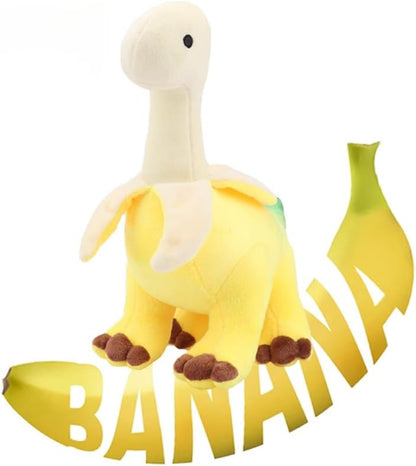 11'' Banana Dinosaur Plush Toy, Yellow Dinosur Stuffed Animal, Soft and Creative Design, Perfect Present for Kids and Friends, Ideal Present for Birthdays, Christmas, Children's Day