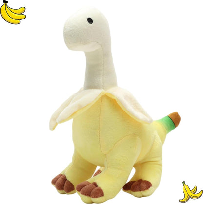 11'' Banana Dinosaur Plush Toy, Yellow Dinosur Stuffed Animal, Soft and Creative Design, Perfect Present for Kids and Friends, Ideal Present for Birthdays, Christmas, Children's Day