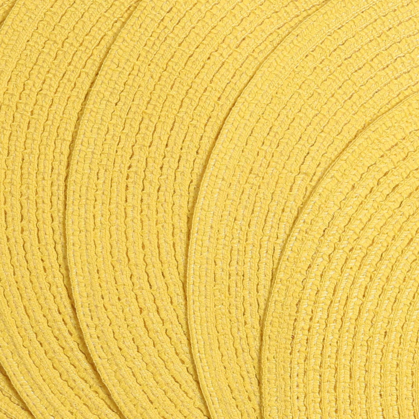 Round Braided Placemats Set of 4 Washable Kitchen Table Place Mats Doilies Table Mats for Home Wedding Party Dining Table Decor (Yellow, 4)