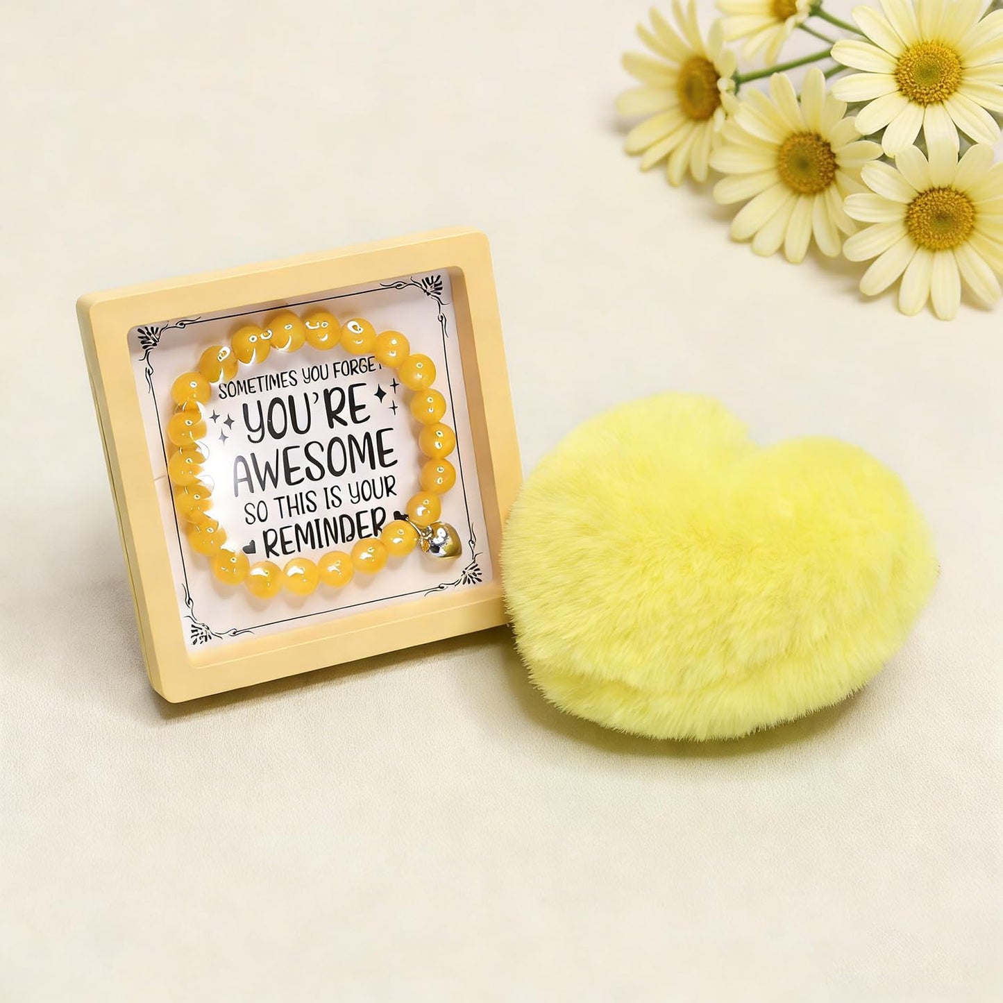 Self Care Gifts Baskets Women, 16PCS Get Well Soon Gift Box Relaxing Spa Set Care Package for Birthday, Valentines Day, Mothers Day, Christmas Gifts for Mom Girlfriend Sister Wife Grandma (Yellow)