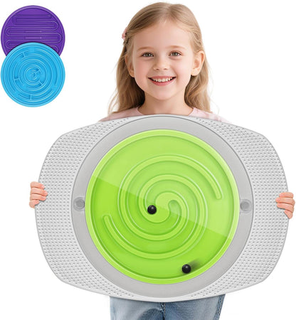 Balance Board Maze for Kids Sensory Training - 20" Wobble Board to Develop Coordination & Reduce Screen Time - 3 Difficulty Levels for More Fun - Maximum Load 130lbs - Meaningful Gift for Children