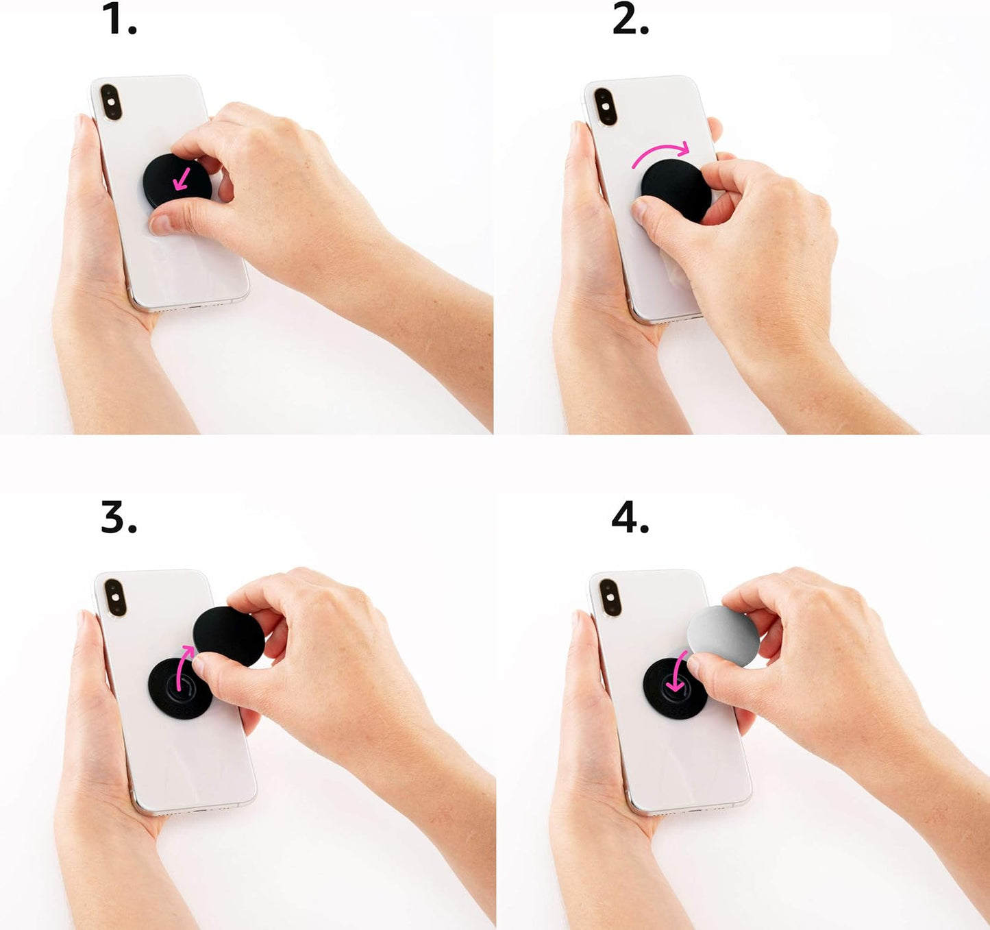 Yellow Rose Flower Cool Phone Holder Floral Gift for Women PopSockets PopGrip: Swappable Grip for Phones & Tablets