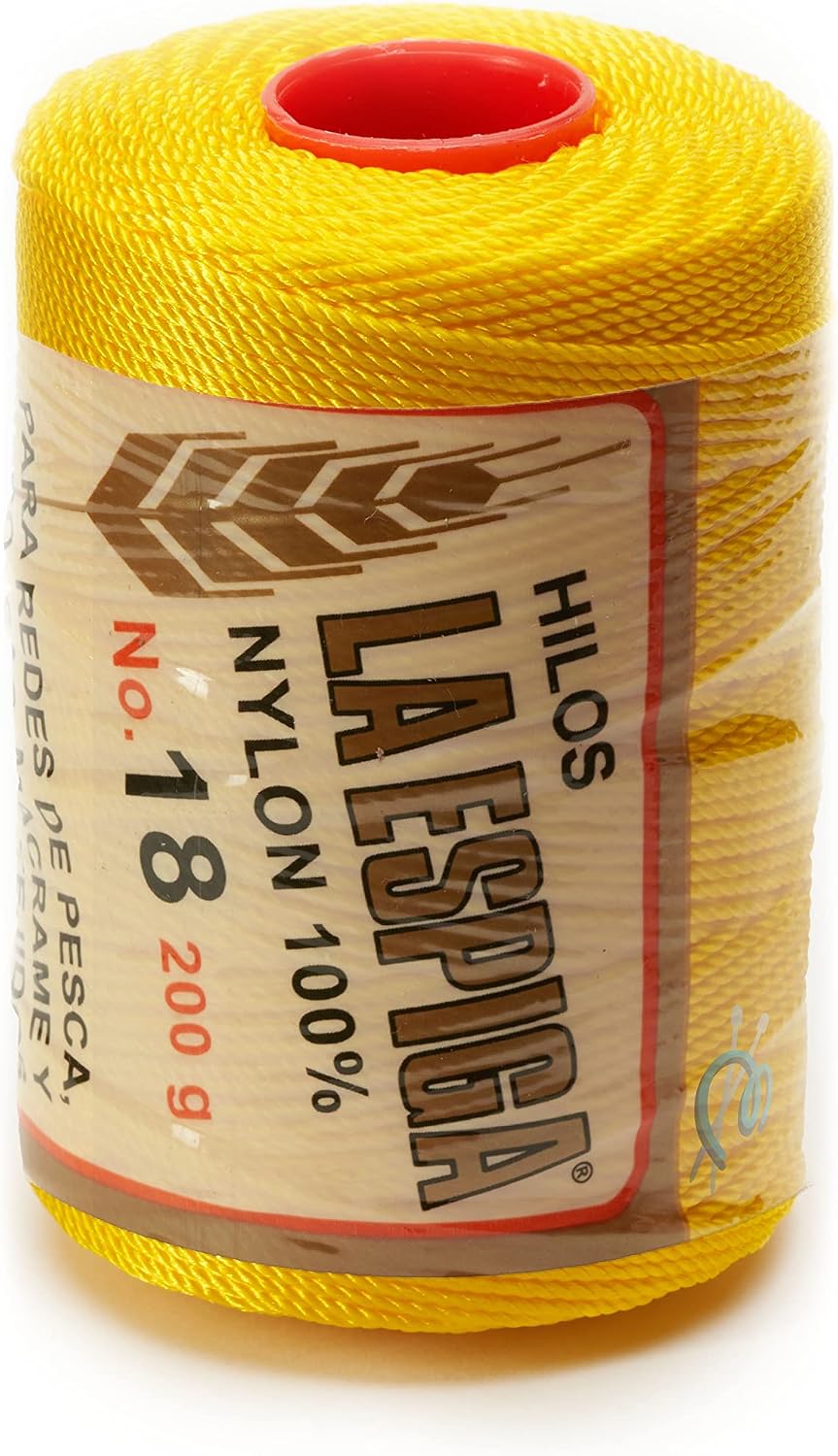 Espiga No.18-100% Nylon Omega String Cord for Knitting and Crochet - 04 Canary Yellow