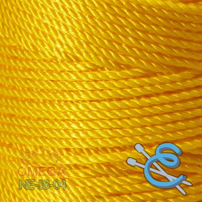 Espiga No.18-100% Nylon Omega String Cord for Knitting and Crochet - 04 Canary Yellow