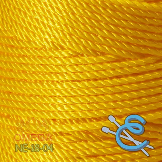 Espiga No.18-100% Nylon Omega String Cord for Knitting and Crochet - 04 Canary Yellow
