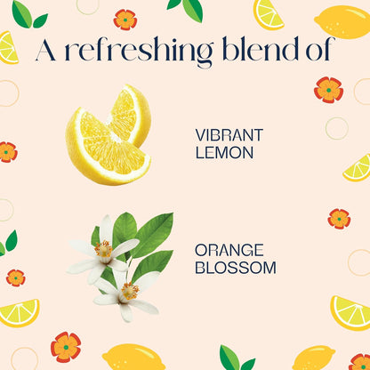 Odor Fighting Soft Mist Air Freshener Room Spray, Lemon Zest & Poppy, 8oz., 6 count