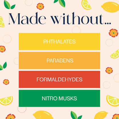 Odor Fighting Soft Mist Air Freshener Room Spray, Lemon Zest & Poppy, 8oz., 6 count