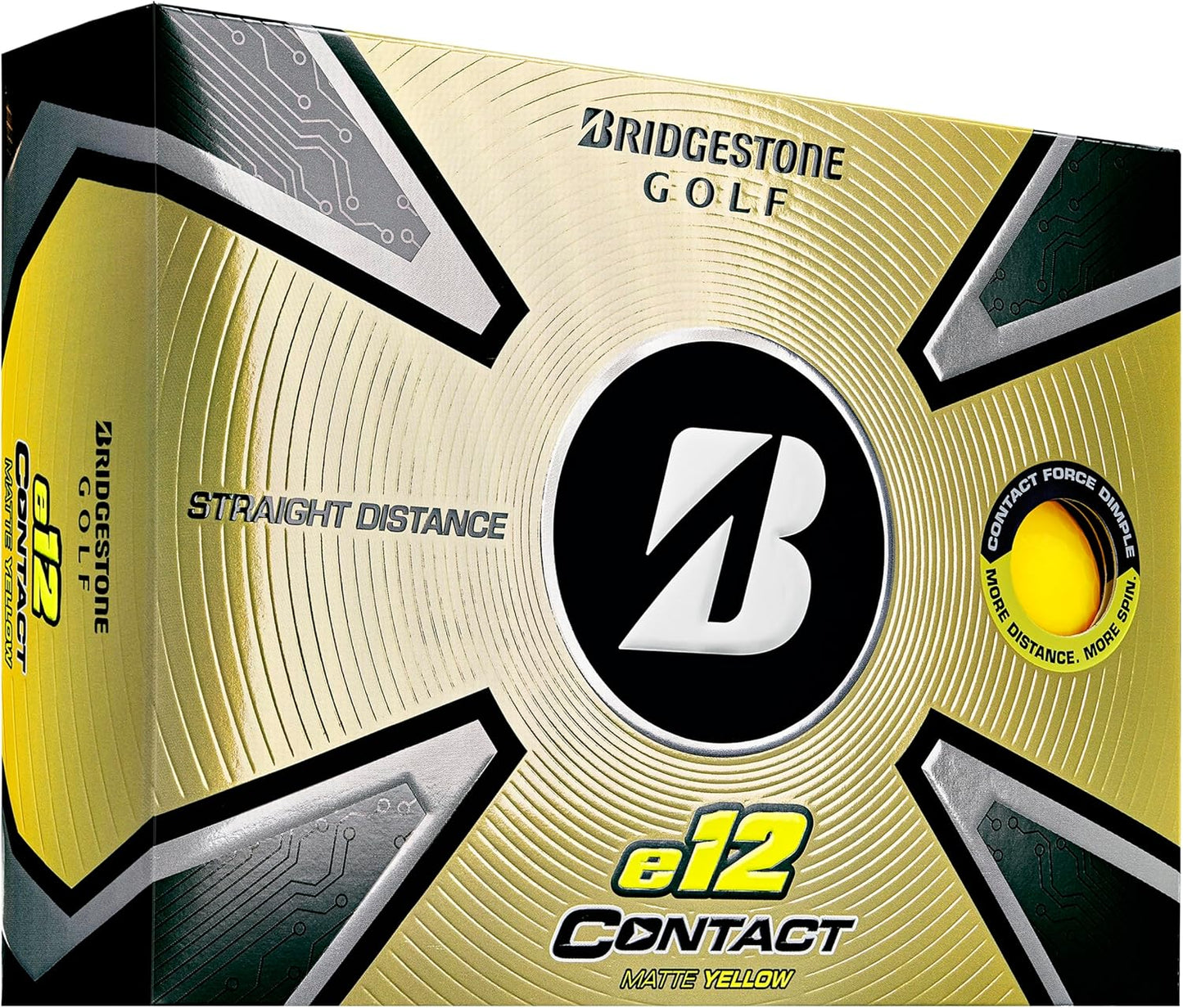 2023 e12 Contact Golf Balls Yellow