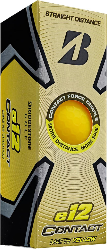 2023 e12 Contact Golf Balls Yellow