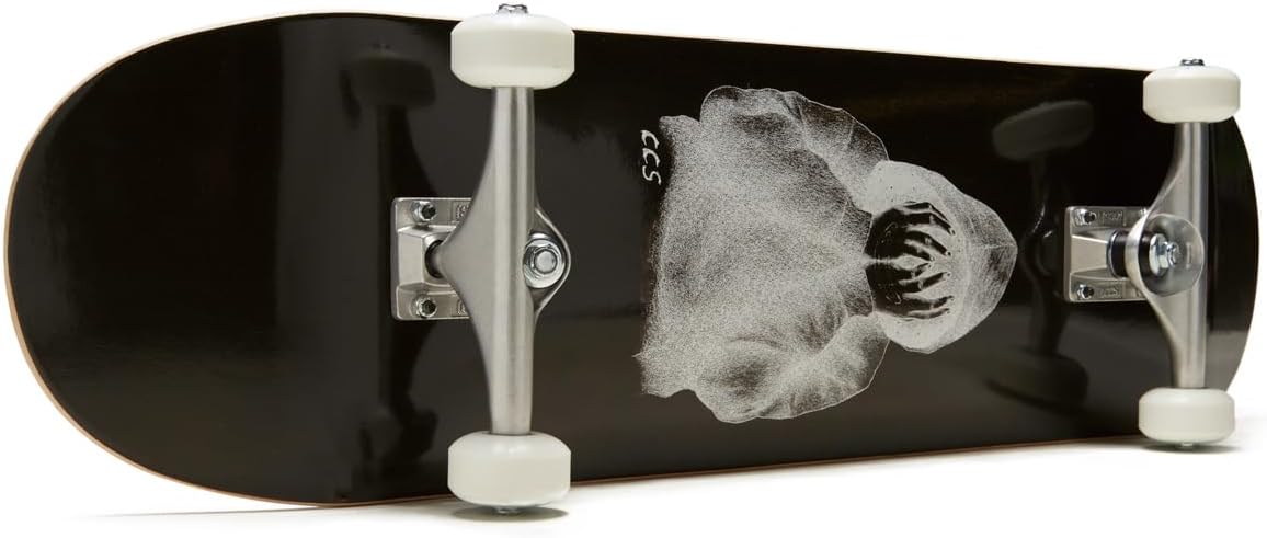 [ ] Smile On The Surface Skateboard Complete | Maple Wood | Professional Grade | Fully Assembled with Skate Tool & Stickers | Adults, Kids, Teens, Youth | Boys & Girls