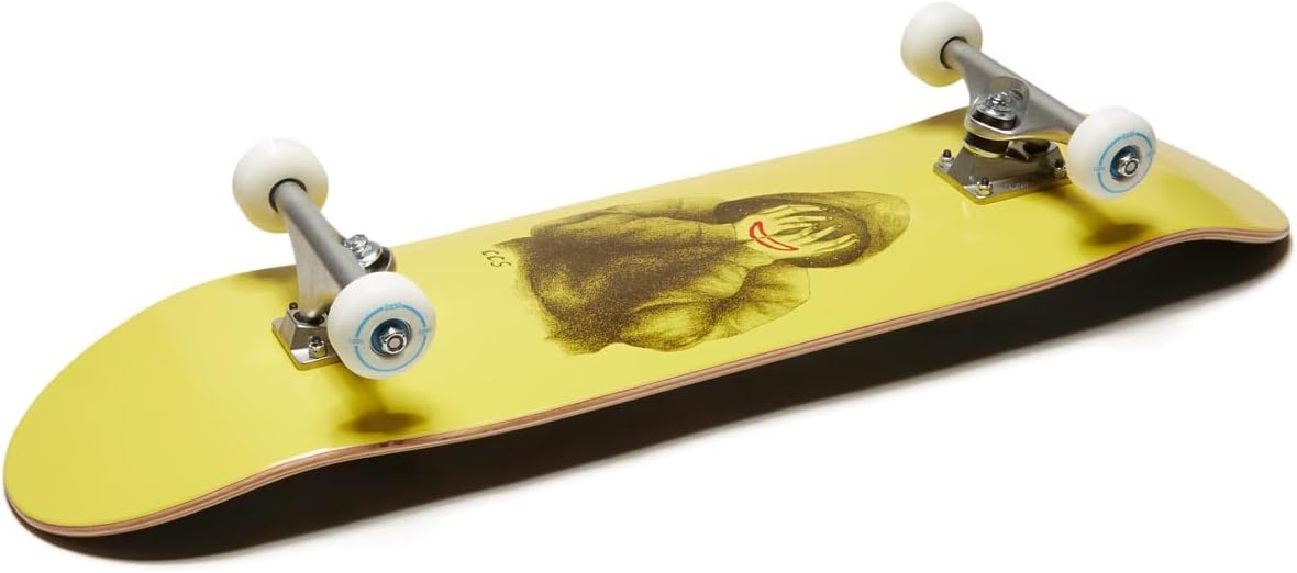 [ ] Smile On The Surface Skateboard Complete | Maple Wood | Professional Grade | Fully Assembled with Skate Tool & Stickers | Adults, Kids, Teens, Youth | Boys & Girls