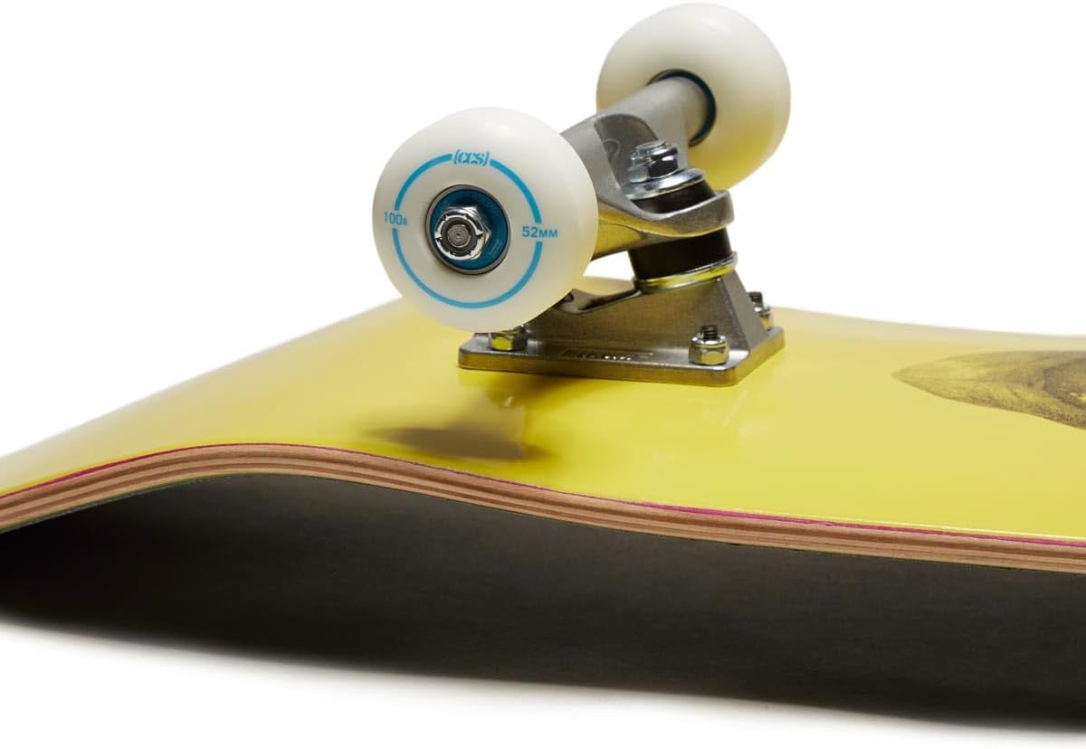 [ ] Smile On The Surface Skateboard Complete | Maple Wood | Professional Grade | Fully Assembled with Skate Tool & Stickers | Adults, Kids, Teens, Youth | Boys & Girls