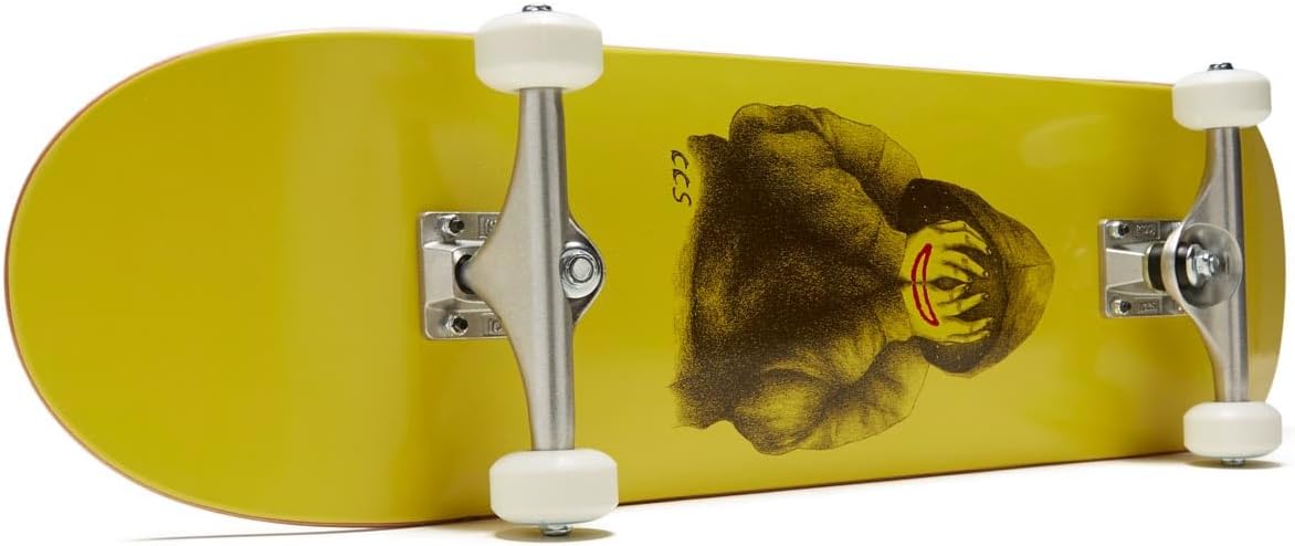 [ ] Smile On The Surface Skateboard Complete | Maple Wood | Professional Grade | Fully Assembled with Skate Tool & Stickers | Adults, Kids, Teens, Youth | Boys & Girls
