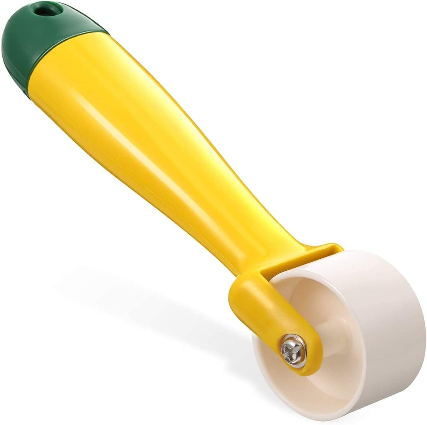 Yellow Quilting Seam Roller Quilting Roller Roll and Press Sewing Roller Tool with Easy to Grip Handle for Quilting, Sewing, Wallpaper, Home Decoration Attractive Design Sewing Tools (15 X 2.3 cm)