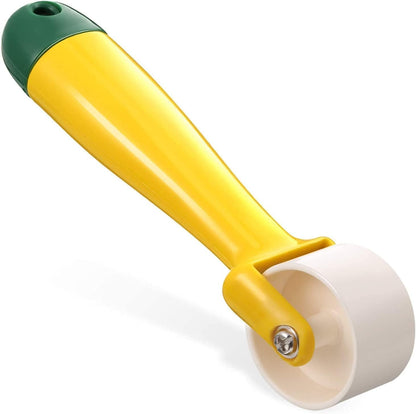 Yellow Quilting Seam Roller Quilting Roller Roll and Press Sewing Roller Tool with Easy to Grip Handle for Quilting, Sewing, Wallpaper, Home Decoration Attractive Design Sewing Tools (15 X 2.3 cm)