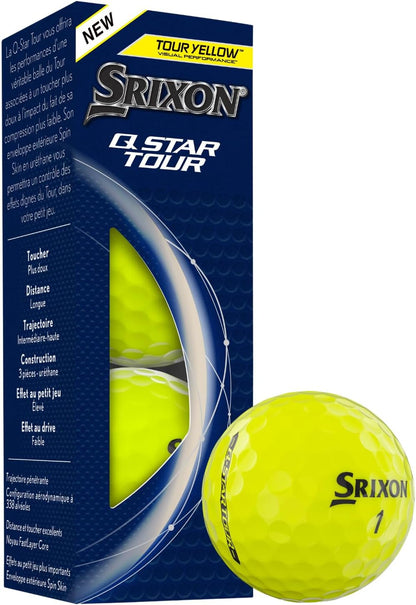 Q Star Tour 12 Golf Balls, Yellow
