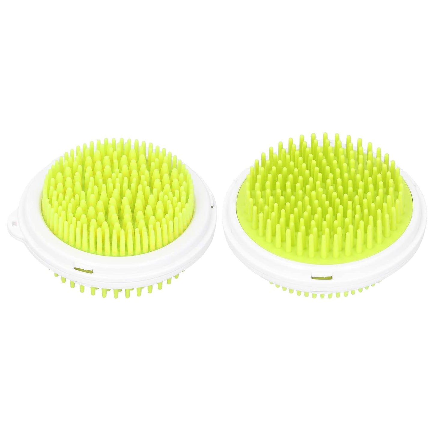 Pet Grooming Tool, for Dogs and Cats, Double Sided Head Massage Brush, ABS and TPE Material Comb, Multifunctional Deshedding and Cleaning Brush, Gentle Massage and Groomin (Yellow)