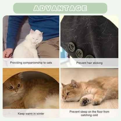 Adjustable Cat Apron with Holes, Pet Carrier Sleeping Bag, Pet Carrier Sling, Cat Side-Carrier Bag Cats Carrying Pouch for Puppy Cats Yellow