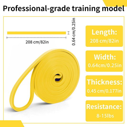 12-Pack Resistance Bands Set - Pull Up Assist, Strength Training & Physical Therapy for Home Gym | Exercise Loop Bands for Men & Women